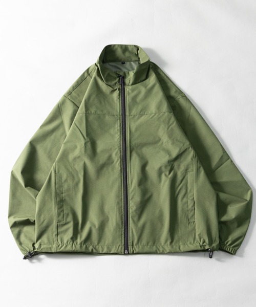 NYLAUS（ナイラス）の「マルチファンクション 防風/UVカット/ストレッチ スタンドカラー ウインドブレーカー（ナイロンジャケット・メンズ・ブラック×カーキ/ライトグリーン/ブルー系/カーキ系/カーキ/ブラック/ベージュ系/ブルーグリーン/ベージュ・L/M/LL）」の5枚目の写真