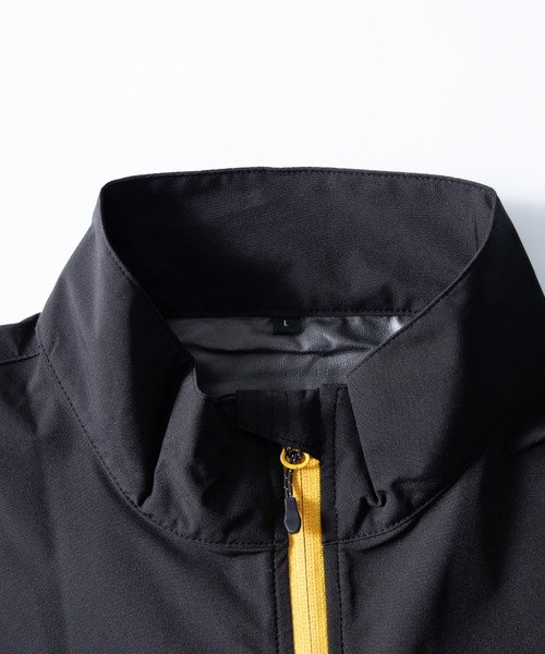 NYLAUS（ナイラス）の「マルチファンクション 防風/UVカット/ストレッチ スタンドカラー ウインドブレーカー（ナイロンジャケット・メンズ・ブラック×カーキ/ライトグリーン/ブルー系/カーキ系/カーキ/ブラック/ベージュ系/ブルーグリーン/ベージュ・L/M/LL）」の17枚目の写真