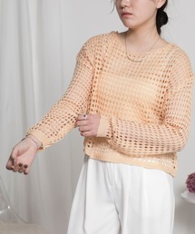 メッシュニット＆キャミソール 2点セット (SS)