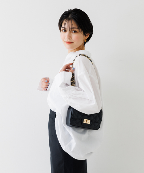 Rouge vif（ルージュヴィフ）の「【一部店舗限定】スリーブデザインスキッパーブラウス（シャツ/ブラウス・レディース・サックスブルー/ベージュ/ホワイト・フリー）」の6枚目の写真