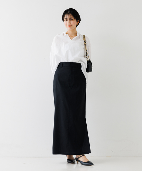 Rouge vif（ルージュヴィフ）の「【一部店舗限定】スリーブデザインスキッパーブラウス（シャツ/ブラウス・レディース・サックスブルー/ベージュ/ホワイト・フリー）」の22枚目の写真