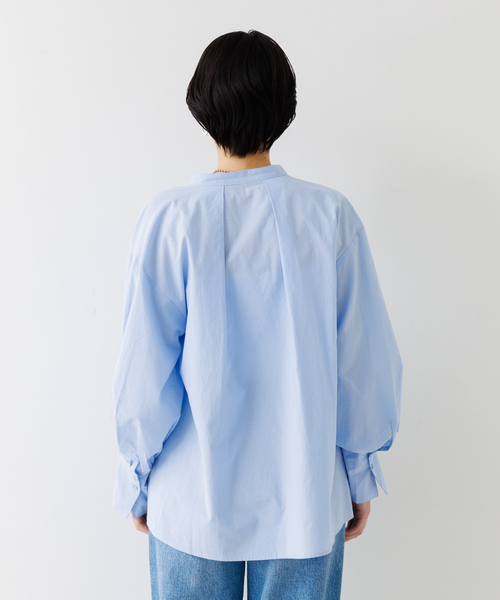 Rouge vif（ルージュヴィフ）の「【一部店舗限定】スリーブデザインスキッパーブラウス（シャツ/ブラウス・レディース・サックスブルー/ベージュ/ホワイト・フリー）」の17枚目の写真