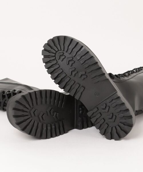 Nia（ニア）の「Nia(ニア)/ボリューム レースアップ ロングブーツ（ブーツ・レディース・ブラック/ホワイト・40/38/36）」の18枚目の写真