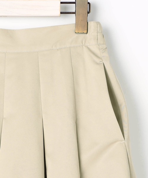 NICOLE white（ニコルホワイト）の「タックフレアスカート（スカート・レディース・ブラック/グレー/ベージュ/グリーン・FREE）」の11枚目の写真