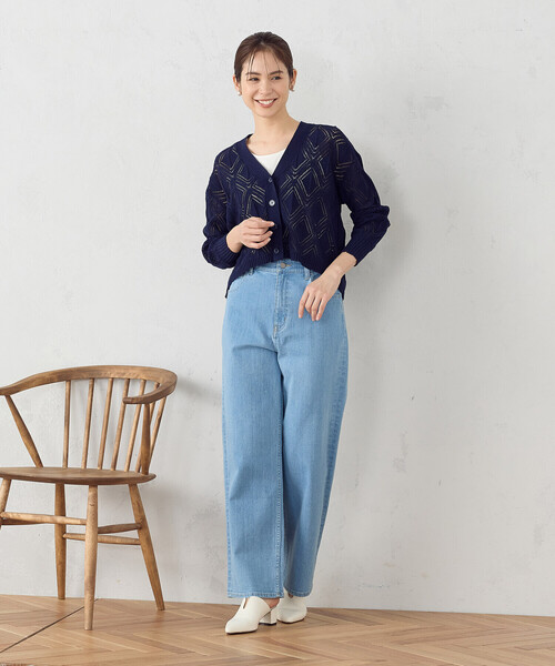 ■新品・未使用■センソユニコ・io comme io/カーディガン・ボレロ/綿麻 □新品・未使用□センソユニコ・io comme io/カーディガン