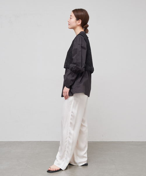 IENA（イエナ）の「レースベストSETシャツ（シャツ/ブラウス）」 - WEAR