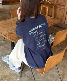 LE MORE | OUR CREATIVE TEAM ' バックロゴスウェット(スウェット)