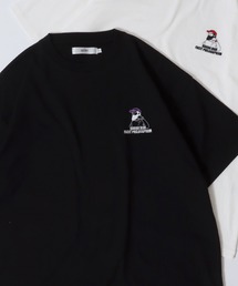 SITRY Beard Man Embroidery T-shirt/別注 オーバーサイズ ヒゲおじ ワンポイント刺繍 半袖Tシャツ レディース メンズ