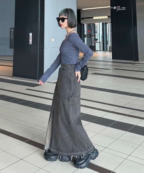 パティシエページです！ クラフトスウェットWZIPパーカー/フーディ 【ミドル・ロング丈の