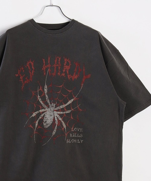 EdHardy ピグメント半袖TEE（Tシャツ/カットソー）｜Ed Hardy（エド