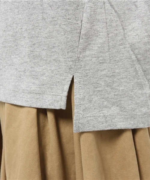 OUTLET（アウトレット）の「【Discoat Petit】MAKEFORビッグロゴL/S（シャツ/ブラウス・レディース・アイボリー/ネイビー/杢グレー・FREE）」の9枚目の写真