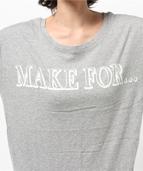 OUTLET（アウトレット）の「【Discoat Petit】MAKEFORビッグロゴL/S（シャツ/ブラウス・レディース・アイボリー/ネイビー/杢グレー・FREE）」の10枚目の写真