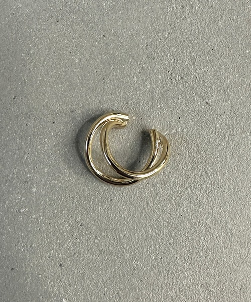 kutir（クティール）の「メタル変形イヤーカフ（イヤーカフ・レディース・シルバー/ゴールド・FREE）」の2枚目の写真