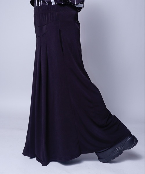 rovtski（ロフトスキー）の「ドレープワイドパンツ（その他パンツ・レディース・ブラック・FREE）」の4枚目の写真