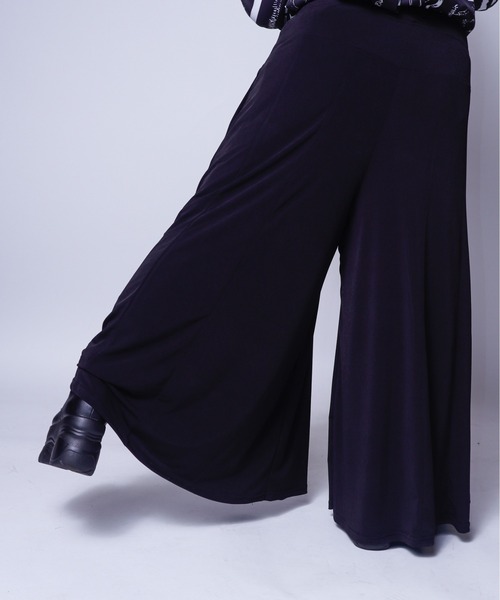 rovtski（ロフトスキー）の「ドレープワイドパンツ（その他パンツ・レディース・ブラック・FREE）」の5枚目の写真