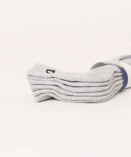 Champion(チャンピオン)の「【CHAMPION/チャンピオン】クォーターモノトーンソックス3P CMSCY203(ソックス/靴下・メンズ・グレー/ブラック/ホワイト・MEDIUM)」の4枚目の写真