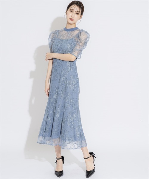 SWINGLE（スウィングル）の「2WAYレースボレロセットワンピース