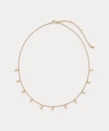 可憐◎*LAUREN RALPH LAUREN*キュービック ジルコニアネックレス ローレン ラルフ ローレン LAUREN RALPH LAUREN シルバープレー