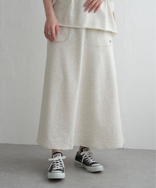 DISCUS ATHLETIC（ディスカス　アスレチック）の「DISCUS ATHLETIC マキシスカート（スカート・レディース・ブラック/ライトグレー・M/L）」の2枚目の写真