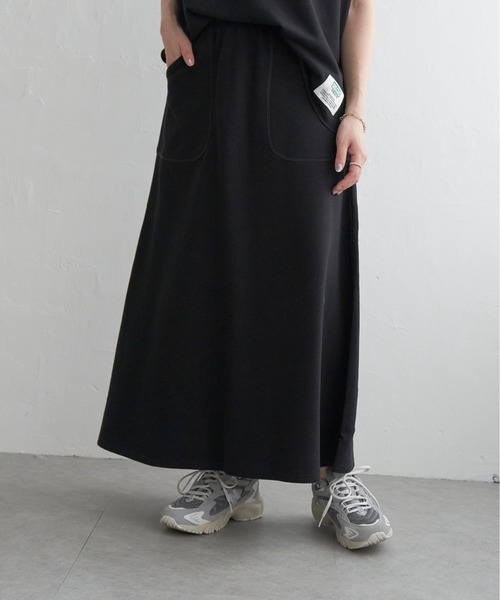 DISCUS ATHLETIC（ディスカス　アスレチック）の「DISCUS ATHLETIC マキシスカート（スカート・レディース・ブラック/ライトグレー・M/L）」の20枚目の写真