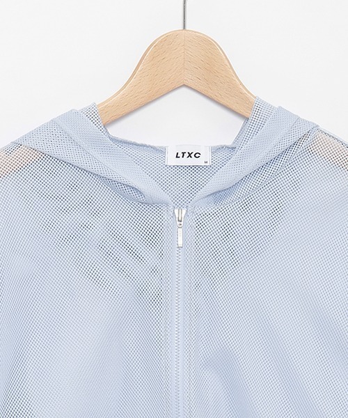 セール】【LTXC】インナーつきメッシュパーカ（Tシャツ
