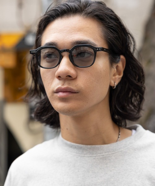 niko and...（ニコアンド）の「ウェリントンカラーサングラス（サングラス・メンズ・その他1/その他2/グレー/ブラック・FREE）」の2枚目の写真