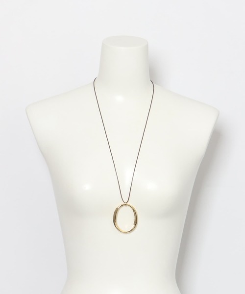 URBAN RESEARCH ROSSO WOMEN（アーバンリサーチ　ロッソ）の「コードデザインネックレス（ネックレス・レディース・ゴールド・FREE）」の3枚目の写真