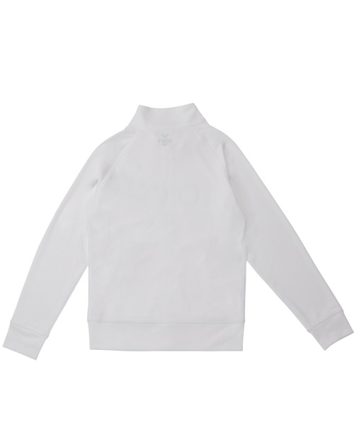 ROXY（ロキシー）の「MINI SIMPLY BOTANICA/ロキシーキッズジップアップラッシュガード(水着）（ラッシュガード・キッズ・パープル/ブラック/ホワイト・150/140/130/120/110/100）」の6枚目の写真