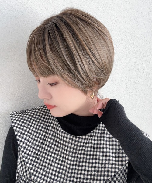 素肌ウィッグ 【竹】 ショート 」 ウィッグ ショート ボブ レディース