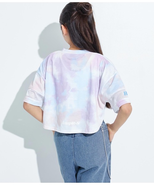 ANAP GｉRL（アナップガール）の「ANAPR+S【リラスポ】ショート丈袖メッシュTシャツ(吸水速乾加工)（Tシャツ/カットソー・キッズ・ホワイト/その他・XS/S/M）」の18枚目の写真