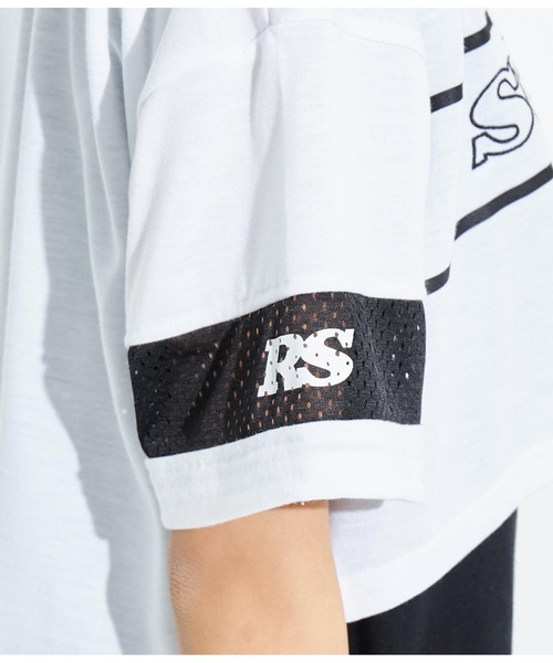 ANAP GｉRL（アナップガール）の「ANAPR+S【リラスポ】ショート丈袖メッシュTシャツ(吸水速乾加工)（Tシャツ/カットソー・キッズ・ホワイト/その他・XS/S/M）」の22枚目の写真