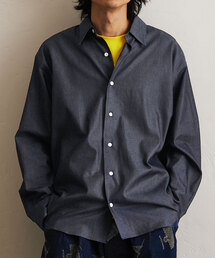 417 EDIFICE | ”追加販売”【LE JAPON】 Akita レギュラーカラーデニムシャツ(シャツ/ブラウス)