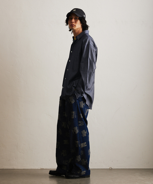 417 EDIFICE(フォーワンセブンエディフィス)の「”追加販売”【LE JAPON】 Akita レギュラーカラーデニムシャツ(シャツ/ブラウス・メンズ・ブルー/ブルー系その他・SMALL/MEDIUM/LARGE)」の6枚目の写真