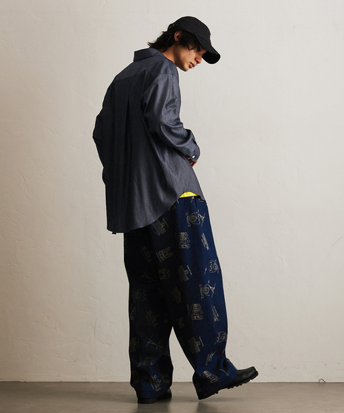 417 EDIFICE(フォーワンセブンエディフィス)の「”追加販売”【LE JAPON】 Akita レギュラーカラーデニムシャツ(シャツ/ブラウス・メンズ・ブルー/ブルー系その他・SMALL/MEDIUM/LARGE)」の8枚目の写真