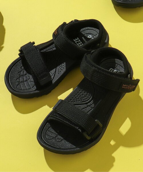 BREEZE（ブリーズ）の「アクティブテープサンダル（サンダル・キッズ・アイボリー/ブラック/ブラウン/レインボー・18/19/20/21/16/17/13/14/15 ）」の2枚目の写真