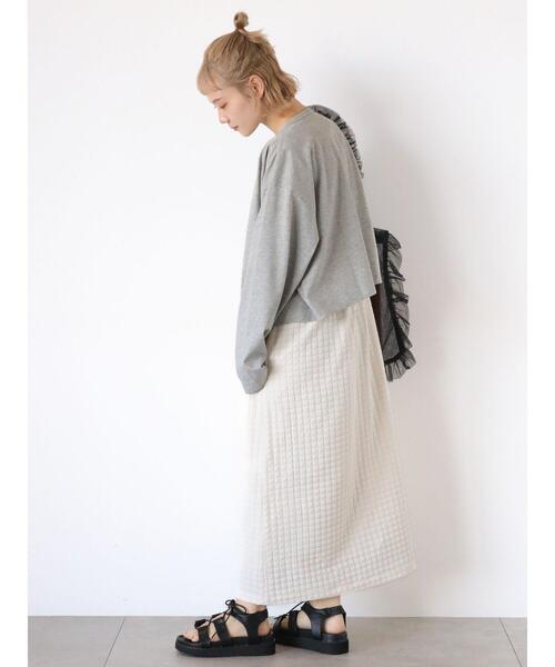 ehka sopo（エヘカソポ）の「前後2WAYぽこぽこジャンスカ（ワンピース・レディース・ブラック/グリーン/キナリ・F）」の15枚目の写真