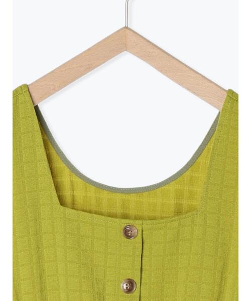 ehka sopo（エヘカソポ）の「前後2WAYぽこぽこジャンスカ（ワンピース・レディース・ブラック/グリーン/キナリ・F）」の21枚目の写真