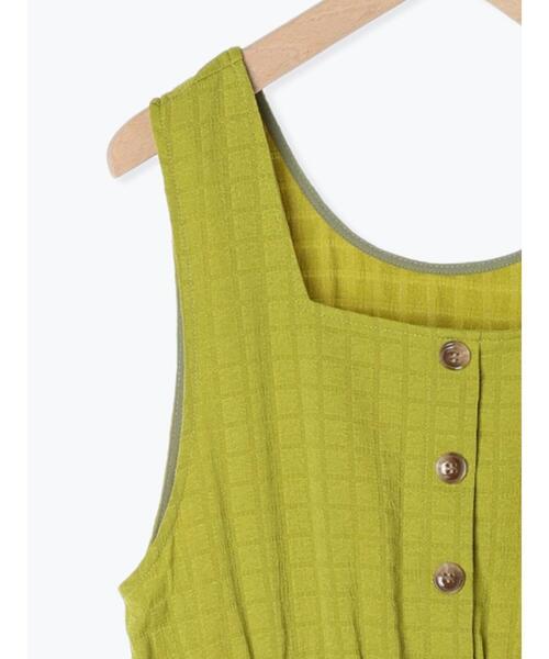 ehka sopo（エヘカソポ）の「前後2WAYぽこぽこジャンスカ（ワンピース・レディース・ブラック/グリーン/キナリ・F）」の20枚目の写真