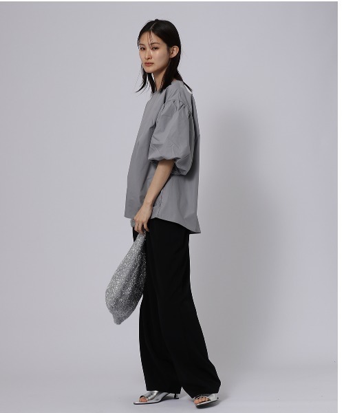 ketty cherie（ケティシェリー）の「袖ボリュームブラウス≪洗濯機で洗える≫（シャツ/ブラウス・レディース・グレー/ブラック・M）」の14枚目の写真