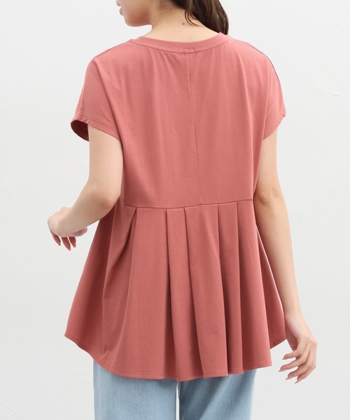 Honeys(ハニーズ)の「ペプラムトップス(Tシャツ/カットソー・レディース・オレンジ系その他/アイボリー/ブルーグリーン/ブラック/ブルー/ブラウン・LL/L/M/S)」の17枚目の写真