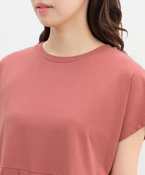 Honeys(ハニーズ)の「ペプラムトップス(Tシャツ/カットソー・レディース・オレンジ系その他/アイボリー/ブルーグリーン/ブラック/ブルー/ブラウン・LL/L/M/S)」の18枚目の写真