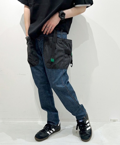 NANGA×H.A.K.U/ナンガ×ハク別注 LOW CLOTCH SKINNY2 denimパンツ