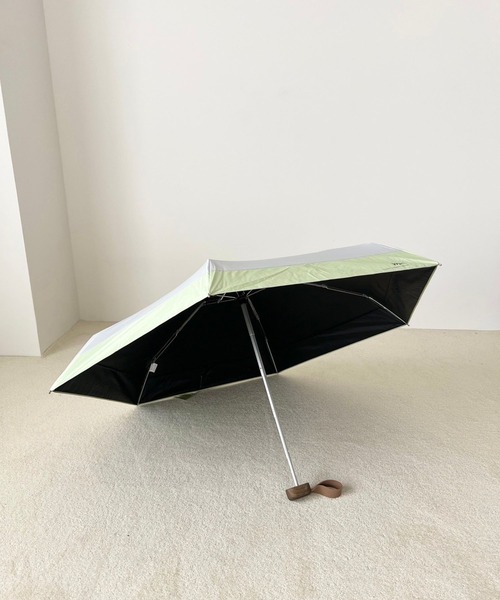 Me%（ミィパーセント）の「【晴雨兼用傘】ハイショクカラーミニカサ 995326（折りたたみ傘・レディース・ブラック/ブラウン/アイボリー/グレー/ピンク・FREE）」の17枚目の写真