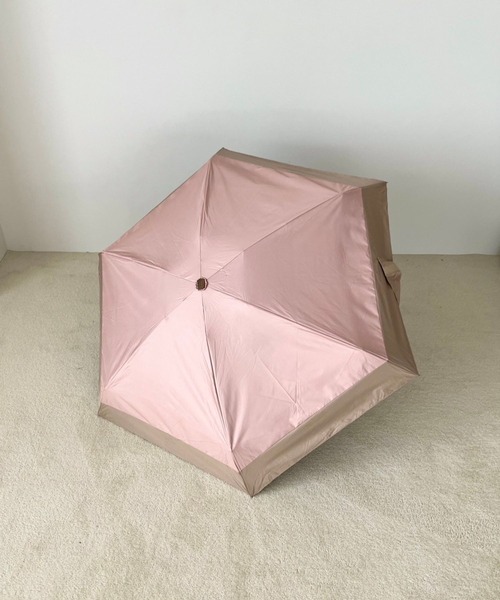 Me%（ミィパーセント）の「【晴雨兼用傘】ハイショクカラーミニカサ 995326（折りたたみ傘・レディース・ブラック/ブラウン/アイボリー/グレー/ピンク・FREE）」の7枚目の写真