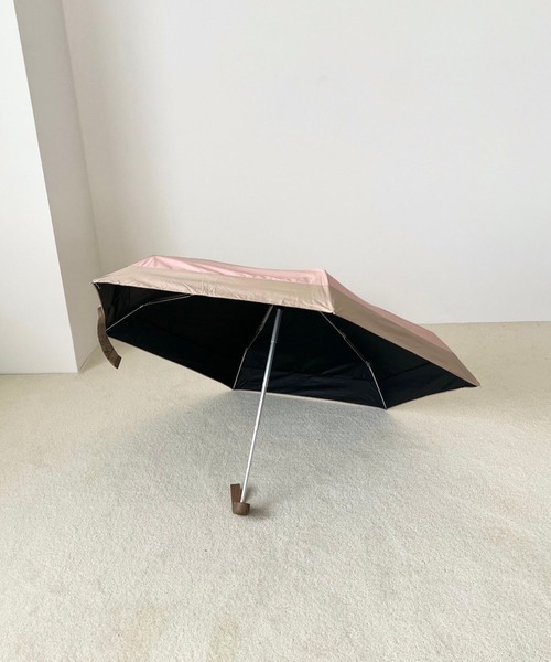 Me%（ミィパーセント）の「【晴雨兼用傘】ハイショクカラーミニカサ 995326（折りたたみ傘・レディース・ブラック/ブラウン/アイボリー/グレー/ピンク・FREE）」の8枚目の写真