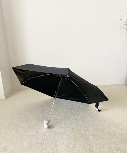 Me%（ミィパーセント）の「【晴雨兼用傘】ハイショクカラーミニカサ 995326（折りたたみ傘・レディース・ブラック/ブラウン/アイボリー/グレー/ピンク・FREE）」の11枚目の写真