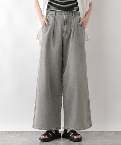 GLOBAL WORK（グローバルワーク）の「GOODデニムタックワイド