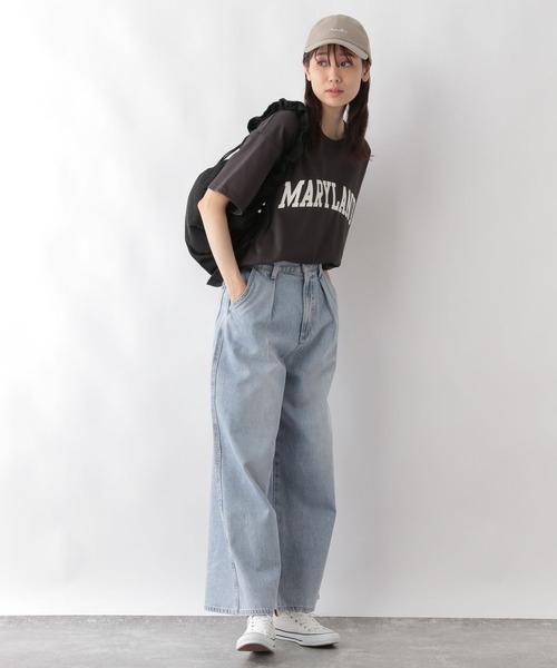 GLOBAL WORK（グローバルワーク）の「GOODデニムタックワイド