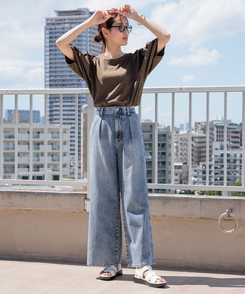 【雰囲気抜群】ダブルワークス デニム ワークパンツ　w31 シンチバック 雰囲気抜群】ダブルワークス デニム ワークパンツ w31 シンチバック