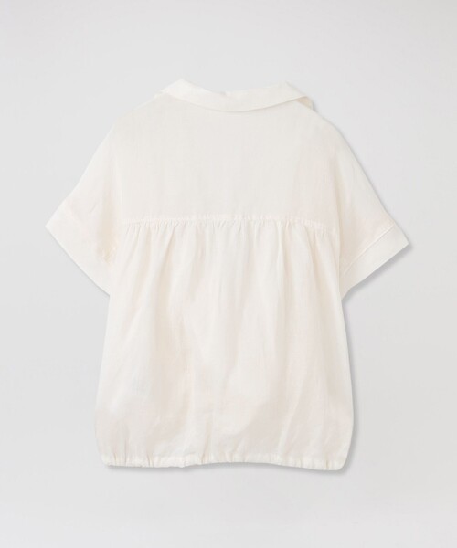 LOVELESS(ラブレス)の「ペーパーリネンブラウス(シャツ/ブラウス・レディース・オフホワイト/ブラック/ブラウン系その他5・M)」の5枚目の写真